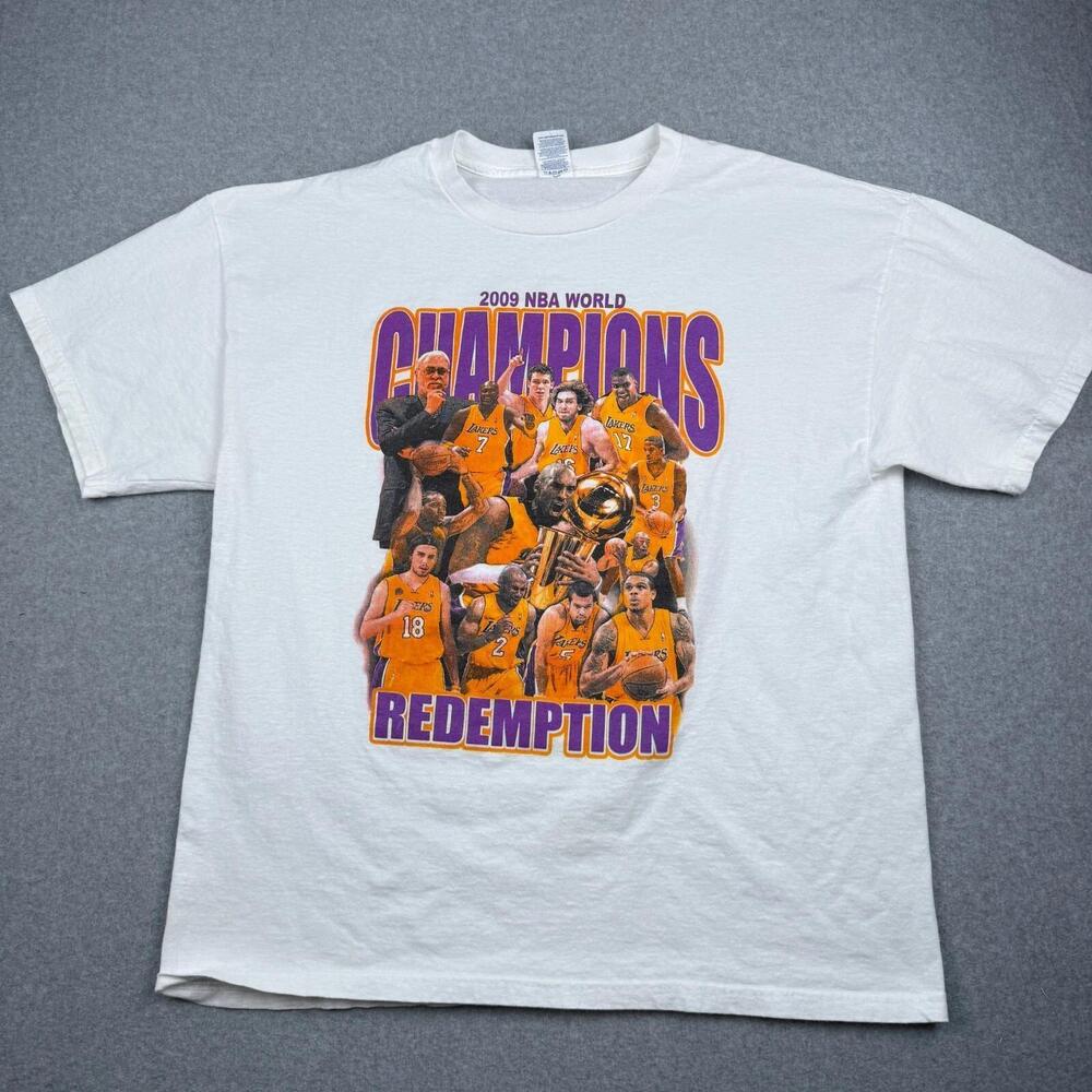 Los Angeles Lakers T Shirt Men Xl 2009 Western Conference Champs Kobe Bryant